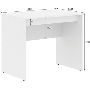 Стол рабочий SIMPLE 90x60 см, белый